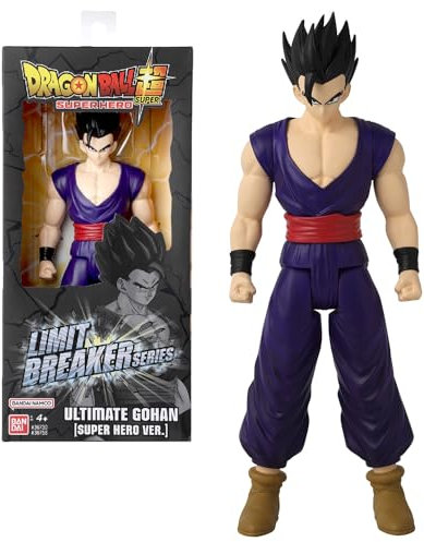 BANDAI - Dragon Ball Super - Figurine géante Limit Breaker Ultimate Gohan - Licence Officielle Dragon Ball - Grande Figurine Ultimate Gohan 30cm - Jouet Enfant 4 Ans et + - 36756