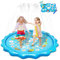 Olycism 67 Splash Pad Sprinkler for Toddlers Splash Play Mat with Alphabet & Animals Pattern Sprinkler Pad for Kids Age 3+ Water Toys for Summer Outdoor Beach