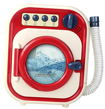 MERIGLARE Machine à Laver Factice pour Enfants, Modèle Jouet pour Usage Domestique