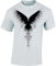 Wikinger Tshirt Herren | Schattenrabe T-Shirt | Viking Shirt Männer (Weiß XXL)