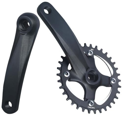 LSRRYD Juego De Bielas MTB 152/165/170mm Manivela Cuadradas Estrecho Ancho Plato 30/32/34/36/38/40/42T 8/9/10/11s For Bicicleta De Carretera/Plegable