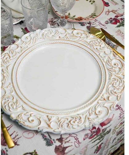 Home Arredo Casa Piatto Vassoio in Plastica Dura 33 Cm