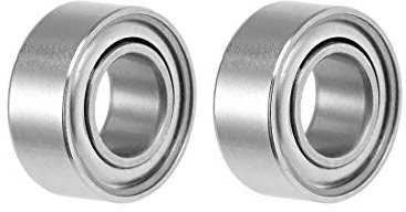 XYWHPGV R155ZZ Deep Groove Ball Bearing 5/32x5/16x1/8 Double Shielded ABEC-3 Bearings 2-Pack(27206 41eaf 067be c3b10 53322 ffa20