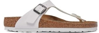 BIRKENSTOCK Gizeh Bf Normal Weiß - Komfortable vielseitige Zehensteg-Sandale, Größe EU 43 - Farbe White
