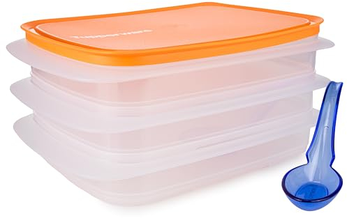 Tupperware Cool´n Fresh Set 3x 790ml lachs Wurstbehälter Kühlschrank (inkl. China-Löffel)