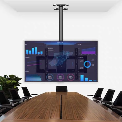 Ceiling Mount - Soporte De Techo para TV Ajustable, Apto para Televisores De 39-85 Pulgadas Soporte para TV Inclinable Y Giratorio, con Una Carga De 176 Libras, VESA Máx. 600 X 400 Mm