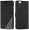 SONWO Cover per iPhone 6s Plus/iPhone 6 Plus, Flip Caso in PU Pelle Case Cover Custodia con Slot per Schede e Supporto Stand per iPhone 6s Plus/iPhone 6 Plus, Nero