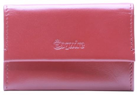 Esquire Geldbörse Silk 02 Wallet Red dunkelrot