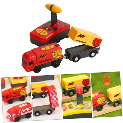 VICASKY Trenino Giocattolo Elettrico Per Ragazzo Ragazza Realizzato in Plastica Sicura e Resistente Senza Batteria Per Gioco e Decorazione