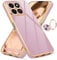 Jusy for Honor X6b Case, with 360° Rotating Ring Magnetic Stand,Luxurious Gloss Finish and Electroplating Shockproof Protective Phone Cover Case, Purple