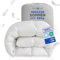 Sleep2Care Sommerdecke 155x220 | Bettdecke für Entspannung & Tiefen Schlaf | Öko-Tex Zertifizierte | 100% Daunen & Federn, 680 gr. Füllung 200 GSM