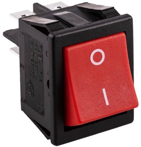 Henry Hoover on off Main Switch Vacuum Cleaner Replacement Red Power Switch Turn On/Off Button Spare Electronics Premium Quality Suitable for Numatic 'Henry' Hoover Hetty James George Rocker Style