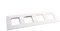 SIMON 27 PLAY Marco 4 Elemento Blanco 85x304mm.