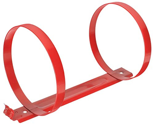 Angoily Fire Extinguisher Hanger Wall Mount Holder Stainless Steel Bracket for Fire Extinguisher Wall Hanging Rack