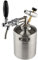 ATUMY Heimbrau-Sets Druckminderer 5L Mini-Fass Druckbierfass-System Edelstahl-Mini-Fass Growler CO2-Ladegerät-Kit