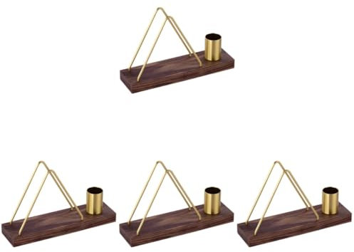 Gatuida 4piezas Soporte De Servilletas Portapalos y Diseño Rústico para Cafeterías Restaurantes