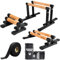 GORNATION Premium Parallettes Set, Calisthenics-Equipment für Handstand, Push-Ups & mehr - Optimal für Fitness zuhause & outdoor mit Griffen/Stangen aus Holz