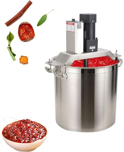 40L/80L Commercial Electric Food Stirrer Pot,Automatic Pot Stirrer Mixer,Electric Jam Mixer,for Making Jam/Sauce/Filling,20L