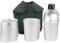 Juego De Utensilios De Cocina Para Cantimplora De Camping, Botella De Agua Militar, Juego De Botella De Agua De Cantimplora Militar De Aluminio Con Bolsa Protectora Para Acampar, Senderismo, Caza
