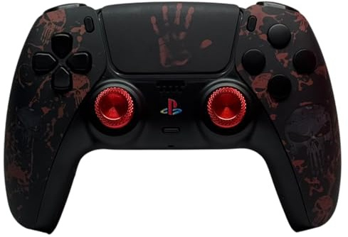 PAJU-TECHNIK Gaming Controller Punisher 2er Paddle, Kompatibel mit PS5 & PC, Hall Effekt Sticks, Analoge Face Click Buttons + Smart Trigger & Bumper, Performance Grip