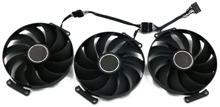 YUNHUOZ Ventola per Scheda Grafica RTX4070 RTX4060Ti a 7 Pin CF9015U12D FD9015U12D da 90 mm per ASUS per TUF per Gaming RTX 4070 Ti 4060 OC Edition per(3-Fan)