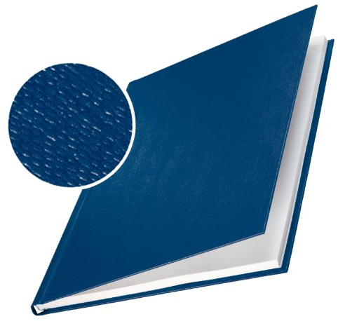 Leitz 73950035 Buchbindemappe impressBIND, Hard Cover, A4, 21 mm, 10 Stück, blau