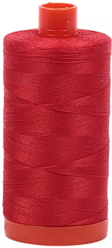 Aurifil A1050-2270 Solid 50wt 1422yds Paprika Mako Cotton Thread