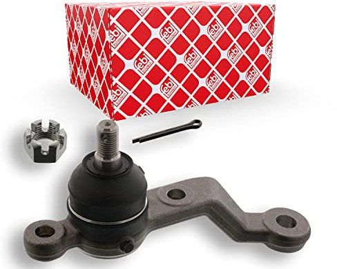 febi bilstein 43026 Traggelenk mit Kronenmutter und Splint, 1 Stück | Kompatibel mit: LEXUS GS, SC Cabriolet