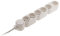 Bloc Home 6 prises 16A 2P+T avec interrupteur et fiche extraplate - Blanc - câble HO5VV-F 3G1 1,5m