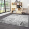 VIMODA Designer Teppich Modern Steinmauer Marmor Optik in Grau, Maße:240 x 340 cm