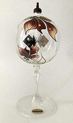Lichtmühle, Lichtspiel, Sonnenmühle, Solar-Radiometer, Glaskunst, Glasmalerei, einzigartige, faszinierende Raum-Deko-Idee, ca. 9 x 21 cm