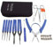 Loboo Idea Chiave rotta estrattore Set Home Depot Serratura attrezzi Ganci LockPick (14 pezzi, nero)