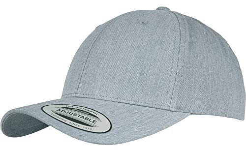 Flexfit Unisex 7706-Curved Classic Snapback Baseballkappe, h.Grey, one Size
