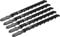 Sealey SJBT144D 100mm 6tpi Jigsaw Blade General Wood - Pack of 5