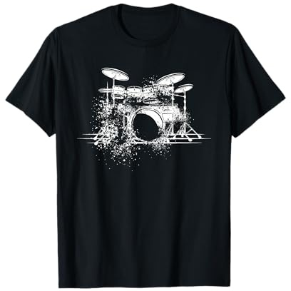 Geschenk für Schlagzeuger | Drumsticks Vintage Schlagzeug T-Shirt