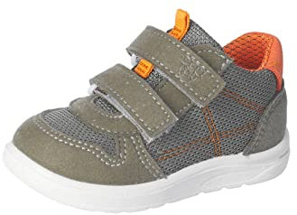 RICOSTA Baby Jungen Low-Top Sneaker SAM,Kinder Lauflernschuhe,WMS:Mittel,lose Einlage,Turnschuhe,Laufschuhe,Klettschuhe,Oliv/Timo (570),22 EU