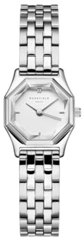 Rosefield Gemme Damen-Armbanduhr Weiß Matt 21.5x27.5mm