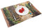 Italien toskanische Tischsets 4er Set Home Dining Gifts rutschfeste Tischsets hitzebeständig Tischsets 45 x 30 cm