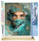 Figured'Art Peinture par Numéro Adulte Regard envoutant - Activité Manuelle Kit de Loisir Créatif DIY Numéro d'Art Complet - 40x50cm avec châssis en bois à monter