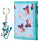 Disney Portefeuilles Enfant, Coffret Cadeau Porte Monnaie et Porte Clé, Idée Cadeau Stitch, Reine des Neiges, Princesse (Bleu Reine des Neiges)