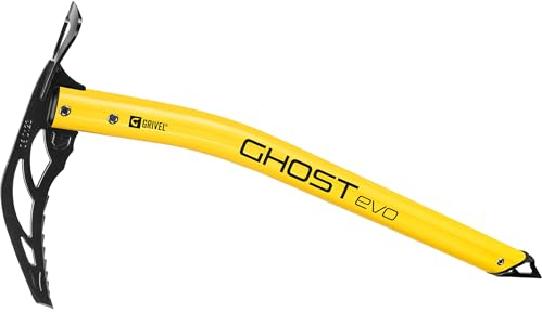 GRIVEL Ghost EVO Gelber Eispickel, 45 cm, CE-Sportschuhe, leicht, Unisex, Erwachsene, Größe 45