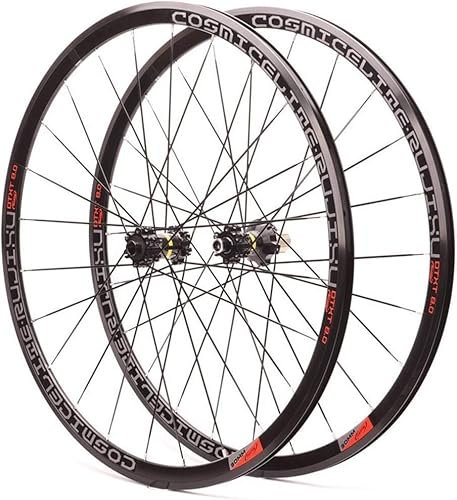 Rennrad-Laufräder, 700C doppelwandige Felgen, 30 mm, 24 Stunden, 7–11 Gänge, Disc-V-Bremsscheibenräder, Rennrad-Scheibenbremsen-Laufradsatz (Color : A-Wheel Set)