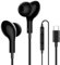 SEUMOO USB C Headphones Wired for iPhone 15/15 Pro/15 Pro Max/15 Plus Hi-Fi Audio Stereo In-Ear Type C Earphones Earbuds with Mic Volume Control USB C Earphones Headset for Samsung S24 S23 S22 Black