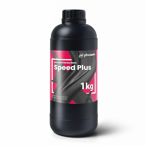 Phrozen Speed Plus Resin |Rapid Resin mit Hohe Präzision | 405nm Standard Photopolymer Druck Harz | 3D Drucker Resin für SLA/DLP/LCD 3D Printer - Schwarz (1kg)