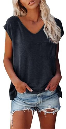 Sonderangebote Restposten Bluse Damen Elegant Festlich XXL Oversized Tshirt Damen Gym Elegante Pullover Damen Matrosen Shirt Damen Gestreift Damen Top Sommer Locker Danenkleidung Sale Sale