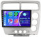 Android CarPlay Radio para Honda Civic EP3 2003 2004 2005 9 Pulgada Touchscreen 2 DIN Autoradio con Android Auto Navegación GPS FM Bluetooth RDS AHD Wi-Fi DSP Cámara Trasera(4+64GB 8Core)