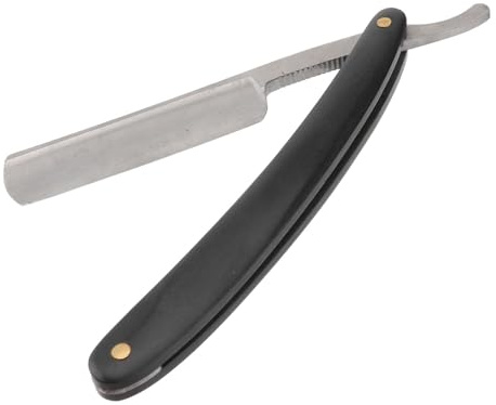 LALADEFIEE Manueller Bart Rasierer Herren Vintage Rasiermesser aus Edelstahl Sicherer Haarschneider Rasiermesser für Gesicht Bartpflege Klassische Bart Rasierklinge