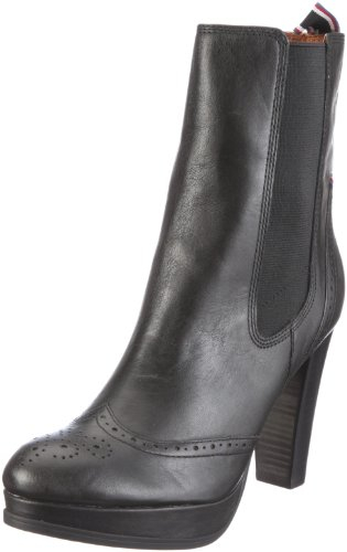 Tommy Hilfiger Megan 5, Stivali Donna, Nero, 36 EU