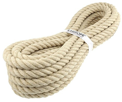 Kanirope® Hanfseil HEMPTWIST ø26mm Meterware 4-litzig gedreht