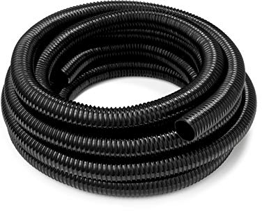 HeRo24 Spiralschlauch Teichschlauch für Bachlauf, Filteranlagen und Teiche 40 mm 20 m